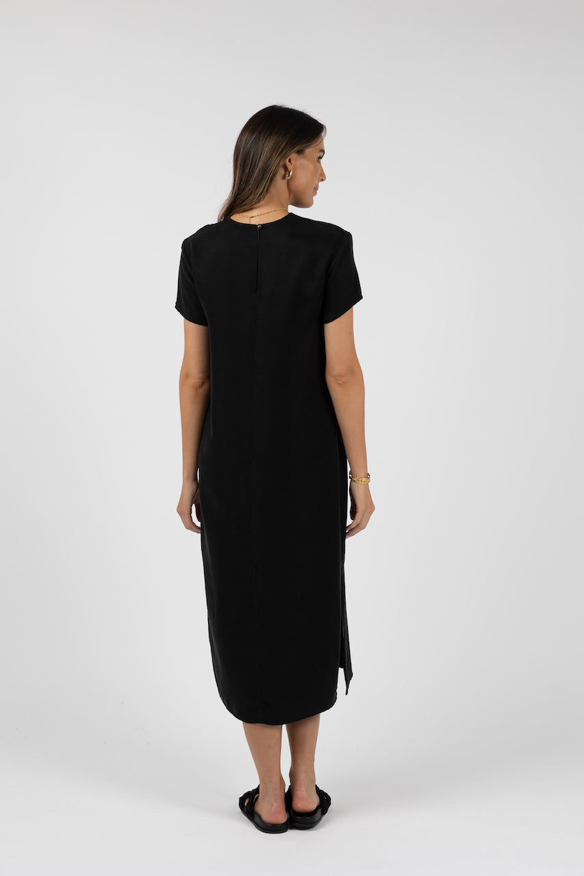 Humidity - Milano Tee Dress Black | HS24221