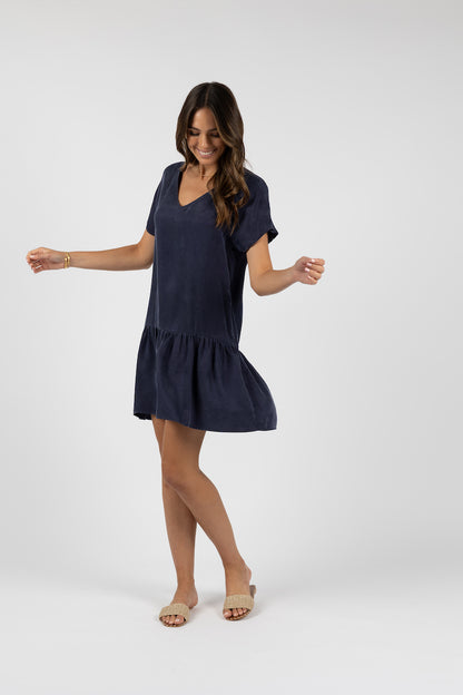 Humidity - Milano Shift Dress Navy | HS24222