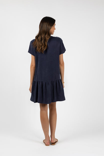 Humidity - Milano Shift Dress Navy | HS24222