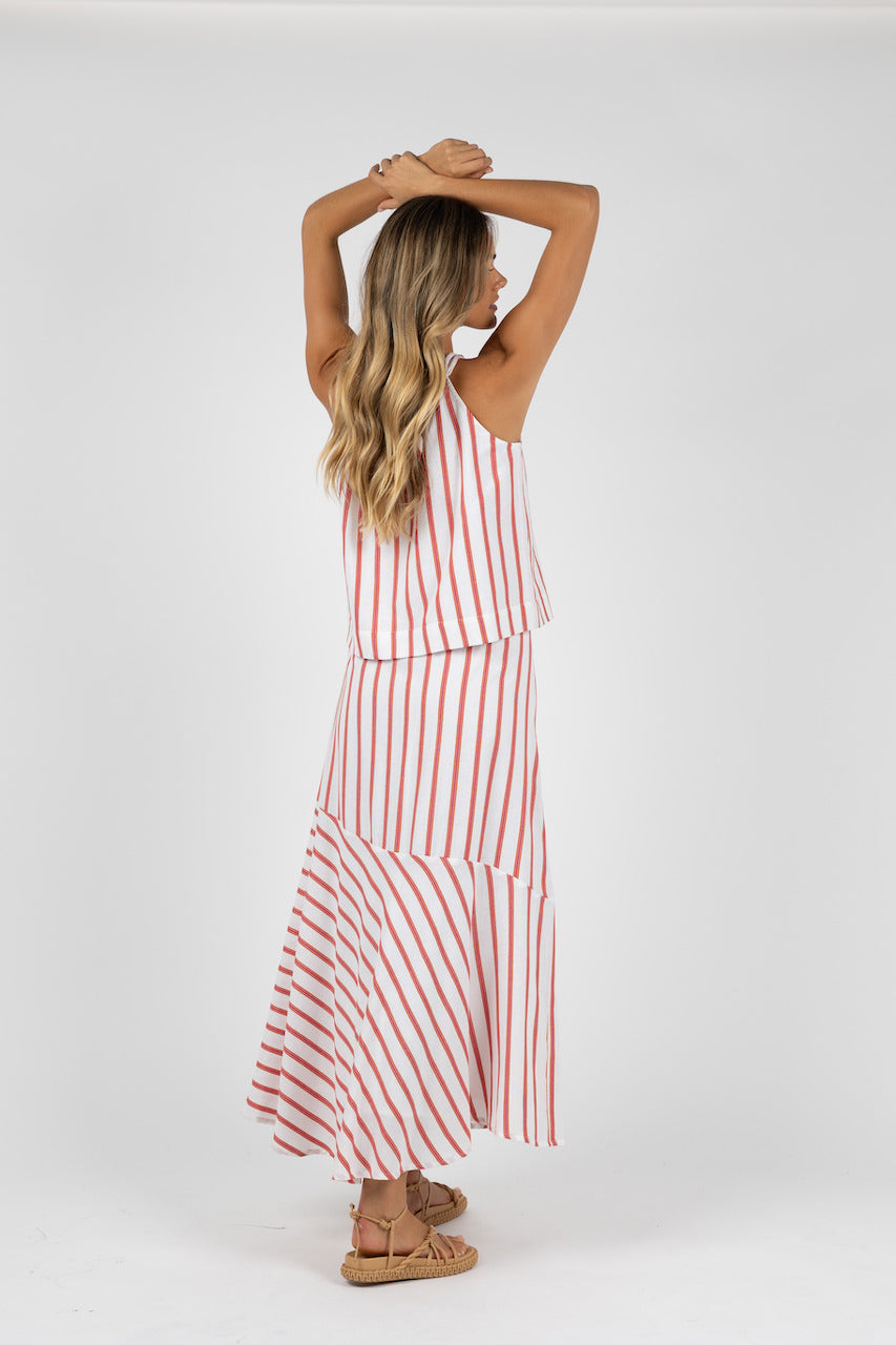 Humidity - Santos Skirt Pink Stripe | HS24411