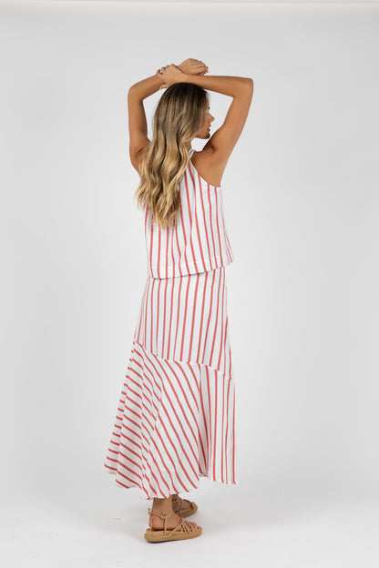 Humidity - Santos Skirt Pink Stripe | HS24411