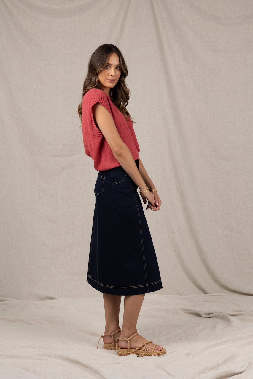 Humidity - Saturn Skirt Dark Blue | HS24504