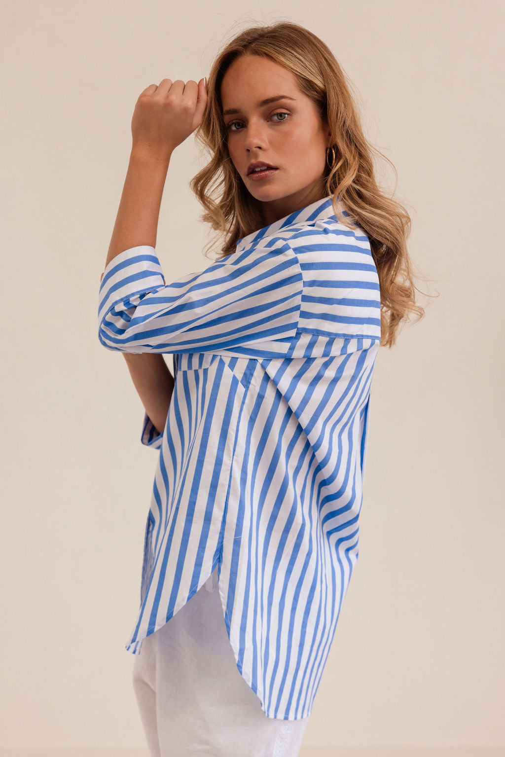 Kaleido - 100% Cotton 3/4 Shirt K111