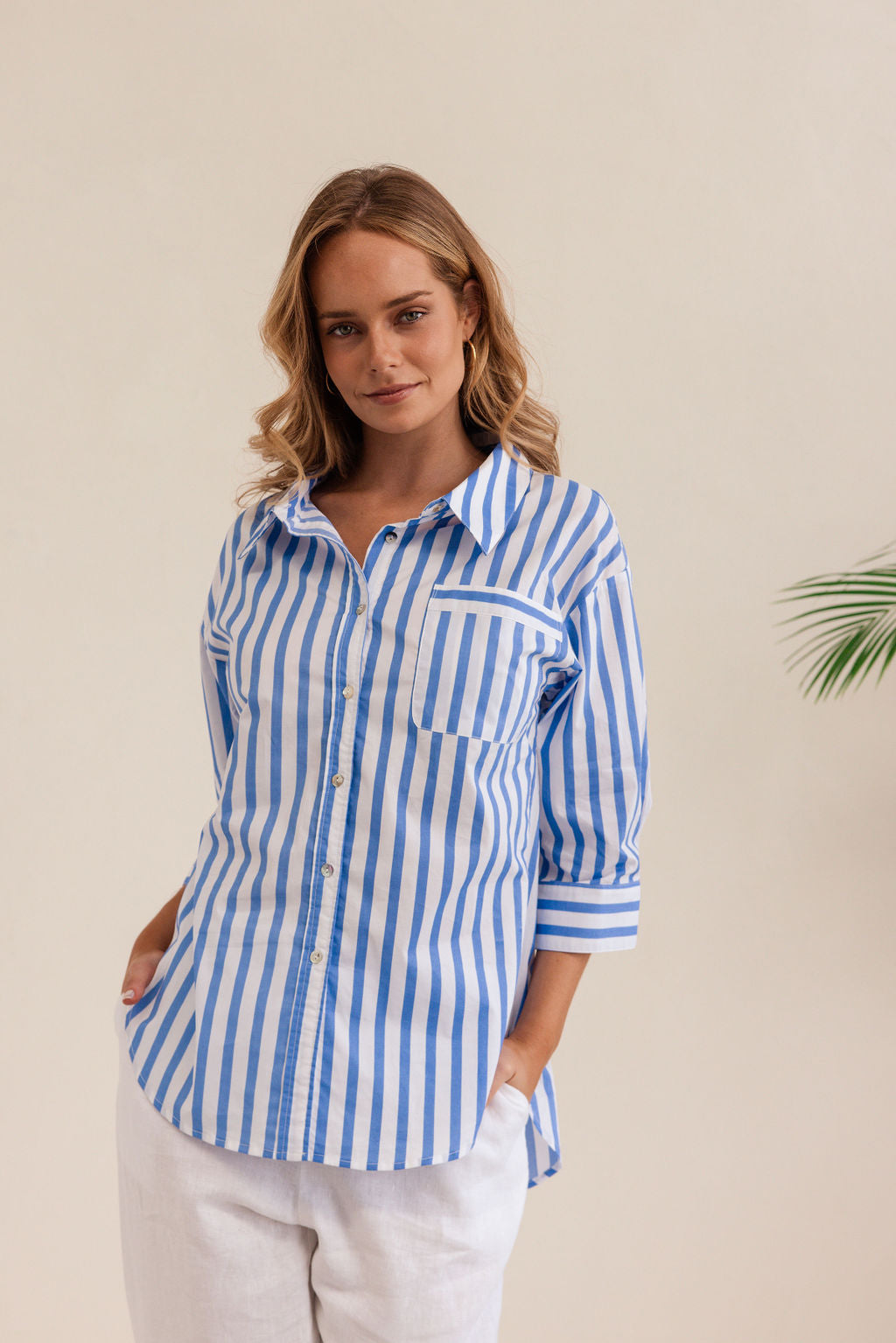 Kaleido - 100% Cotton 3/4 Shirt K111