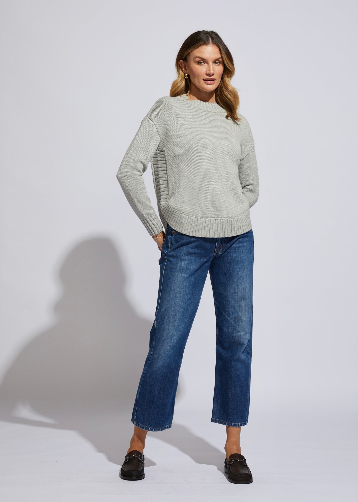 LD & CO - Chunky Cotton Jumper Marl | LC6169