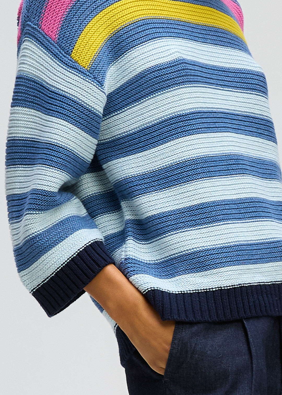 LD & CO - Chunky Stripe Crew LC8170