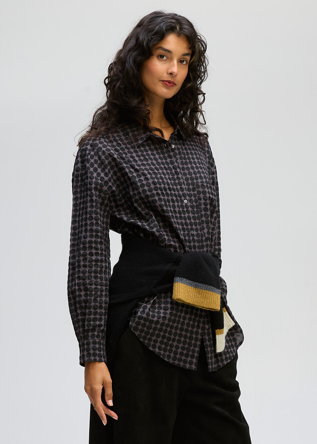 LD & CO - Poker Dot Shirt LC8194