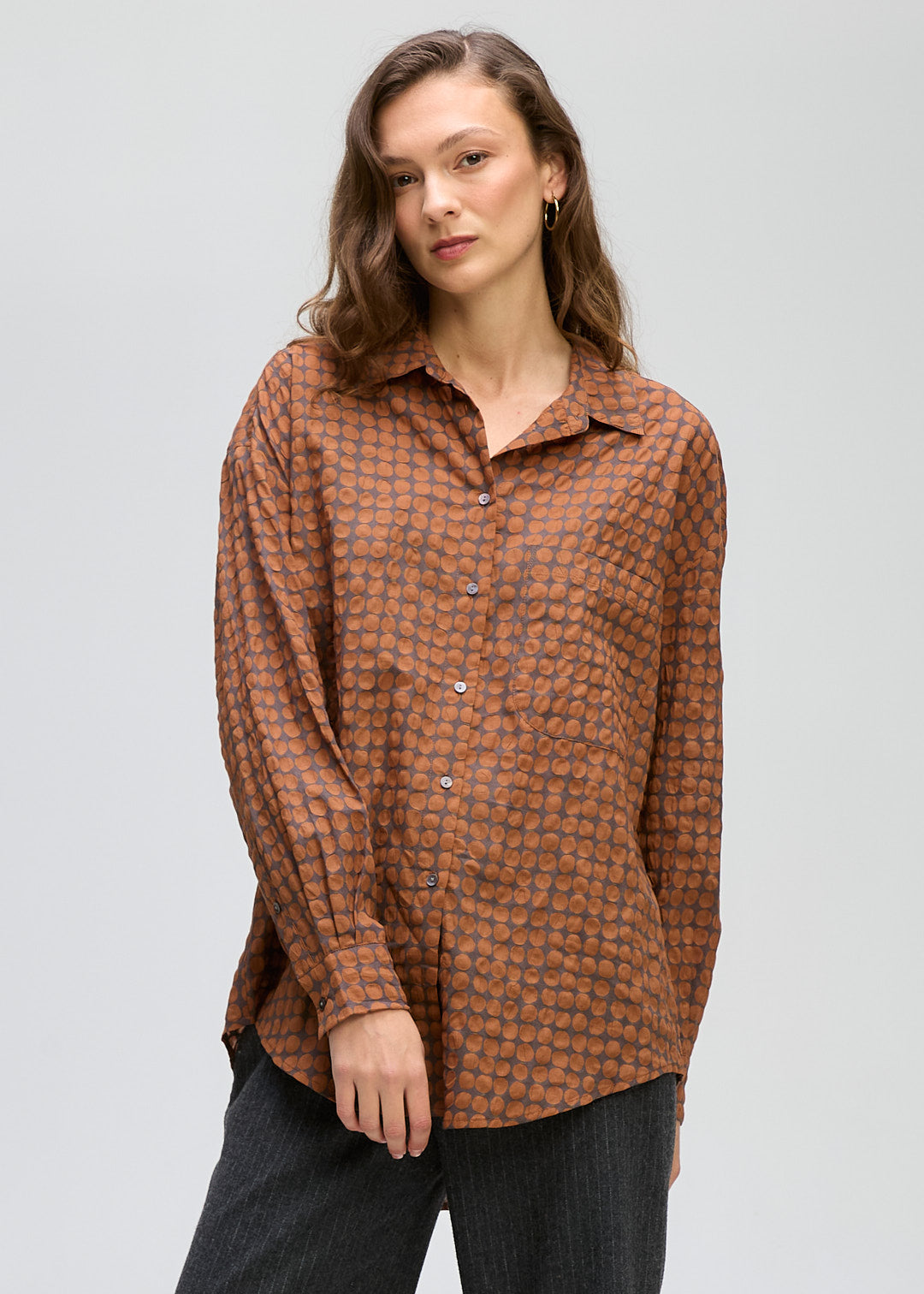 LD & CO - Poker Dot Shirt LC8194