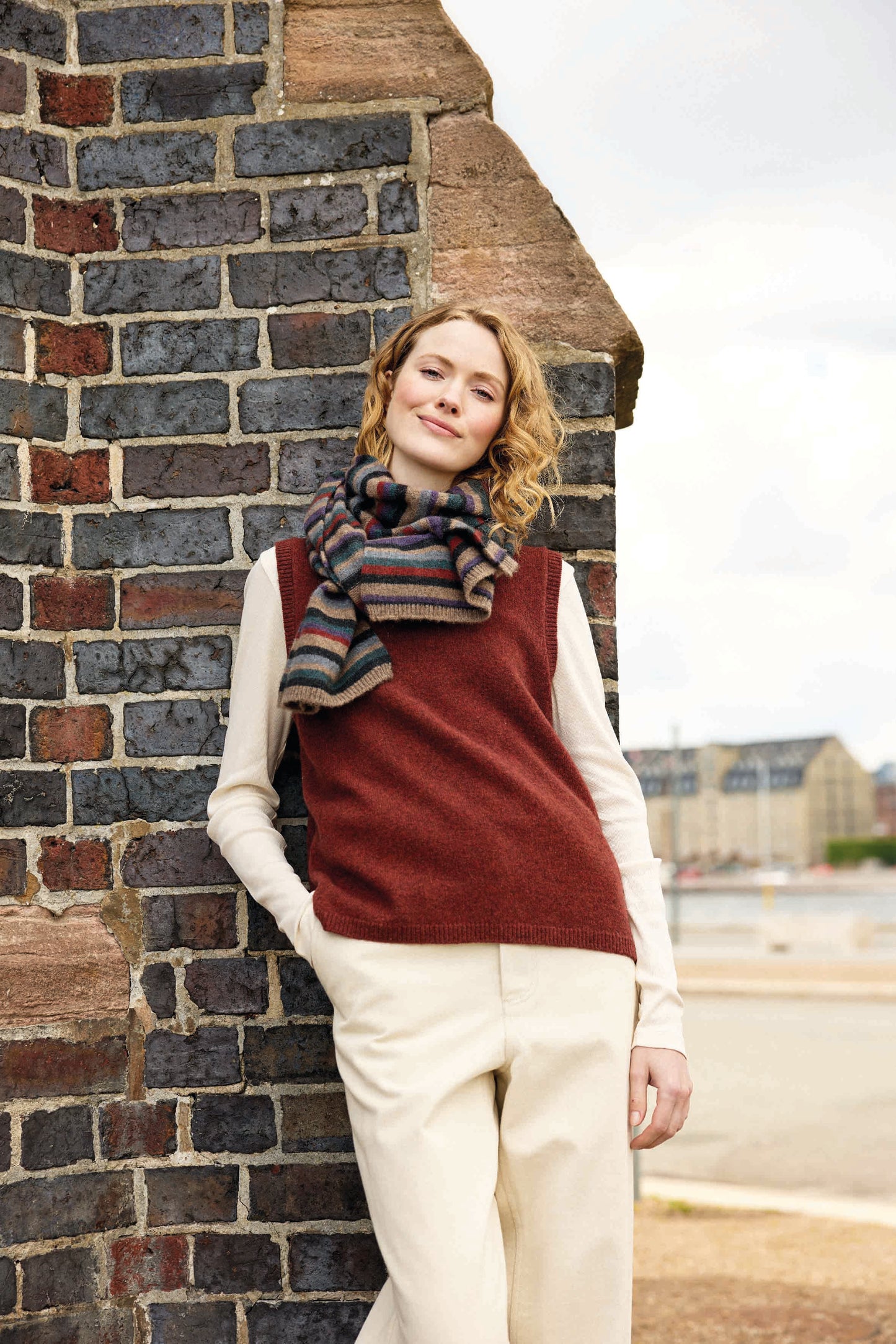 Mansted - Lamb Crew Vest / Mitos