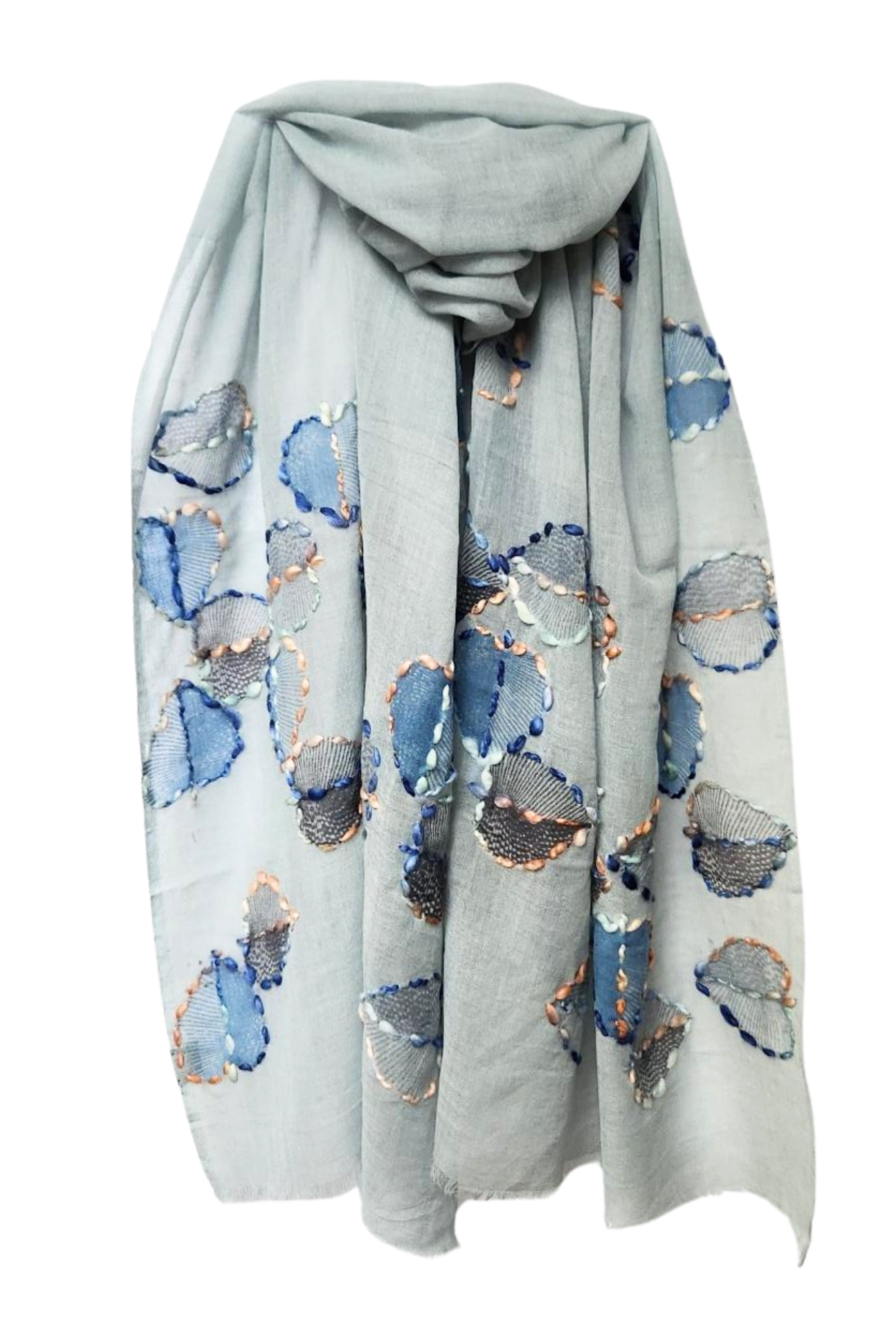 Directions International - Misty Blue Scarf