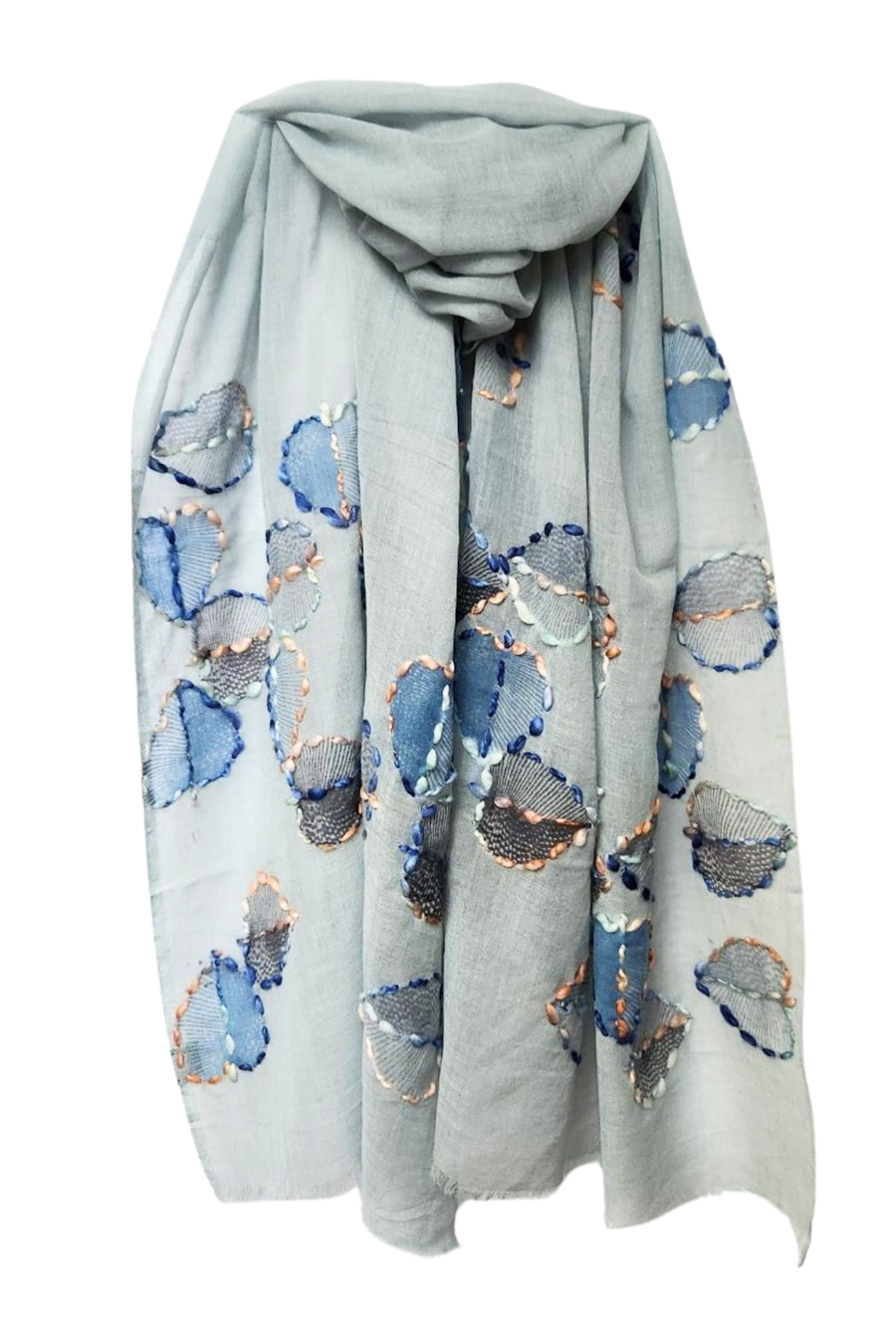 Directions International - Misty Blue Scarf