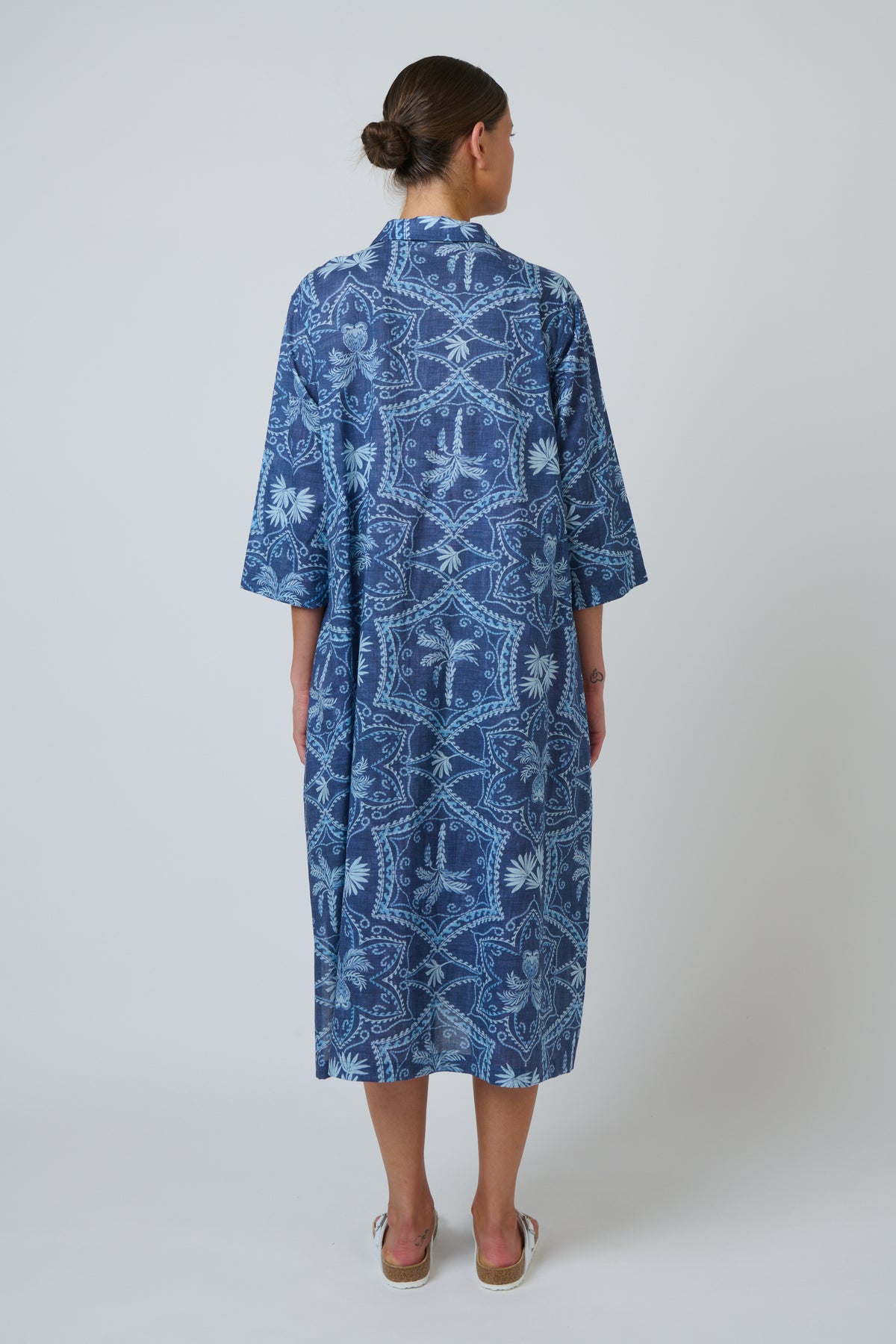 Namastai - 3/4 Sleeve Cotton Dress | NAM40