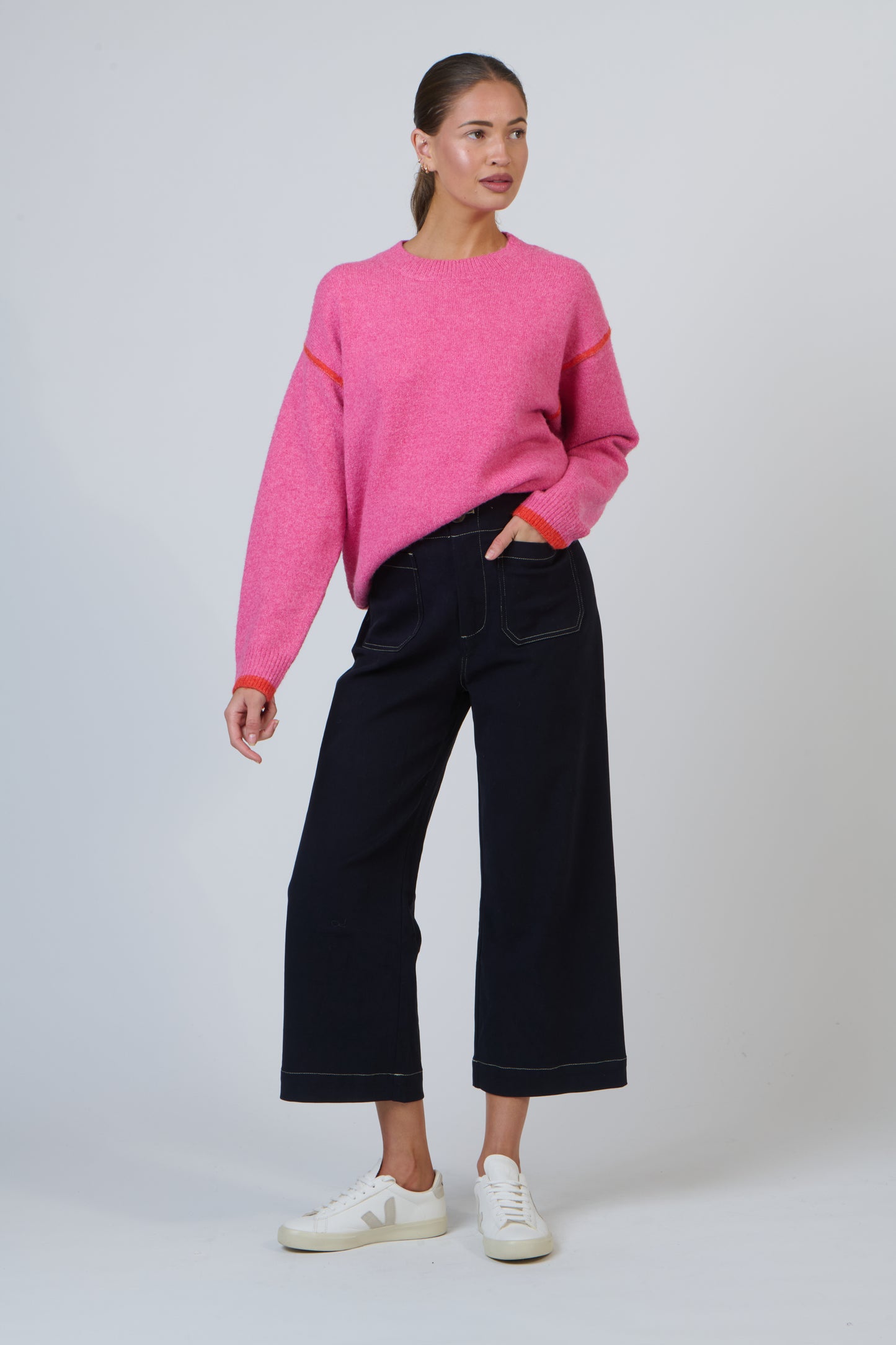 Namastai - Wide Leg Cropped Pants NAM79