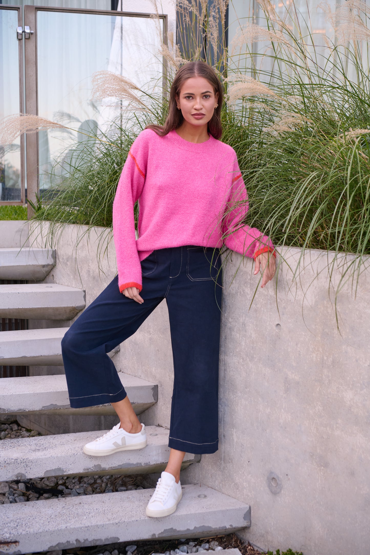 Namastai - Wide Leg Cropped Pants NAM79