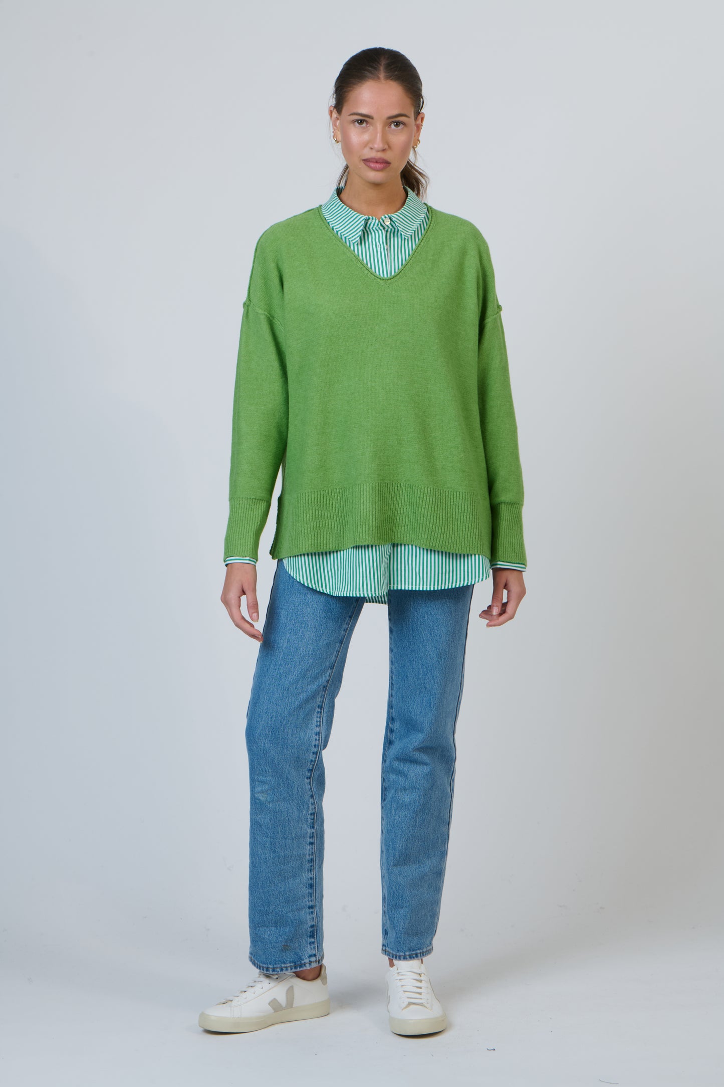 Namastai - V-Neck Knit Jumper NAM-W35