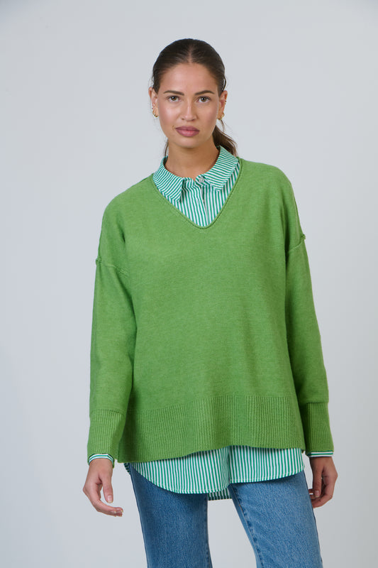 Namastai - V-Neck Knit Jumper NAM-W35