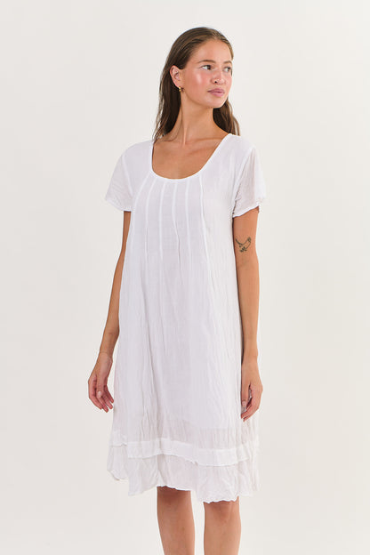 Namastai - Cotton Dress - P145-White