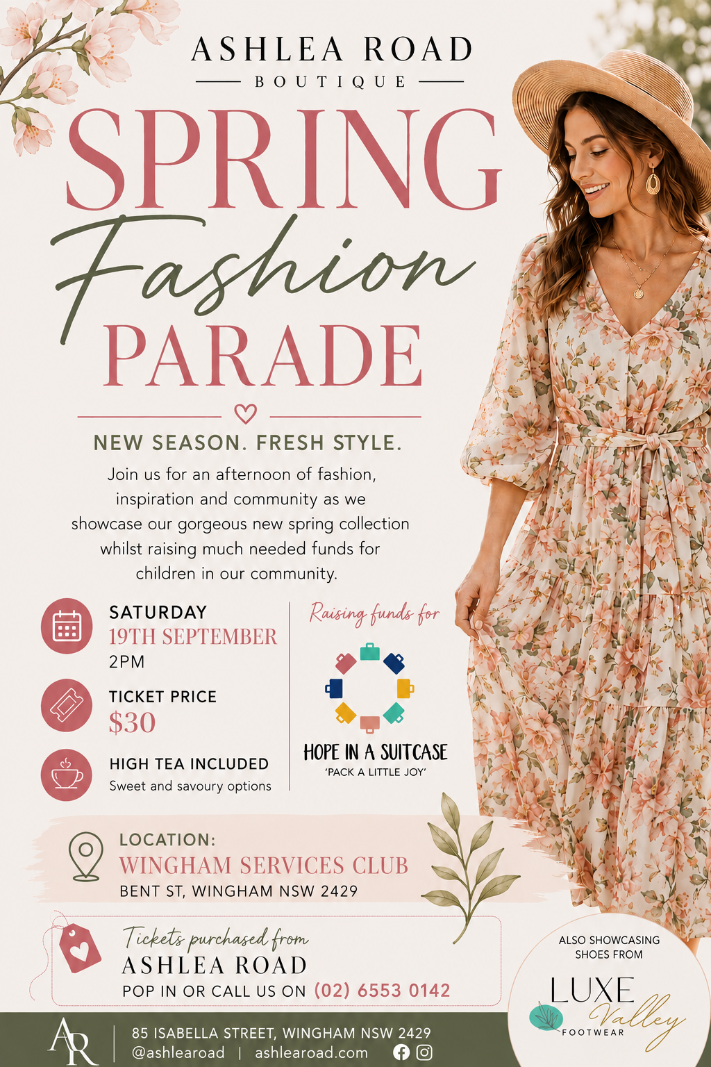 Ashlea Road Spring Fashion Parade Ticket