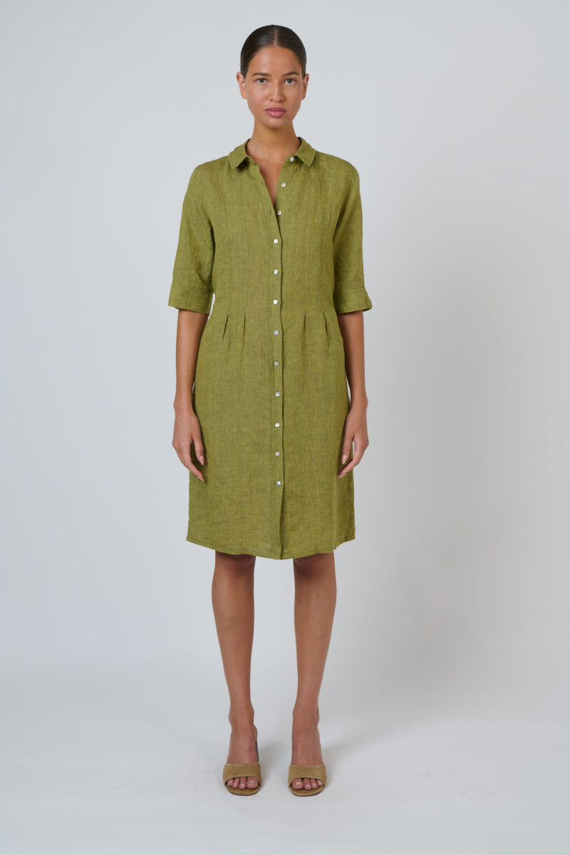 Naturals by O & J - Linen Dress | GA680