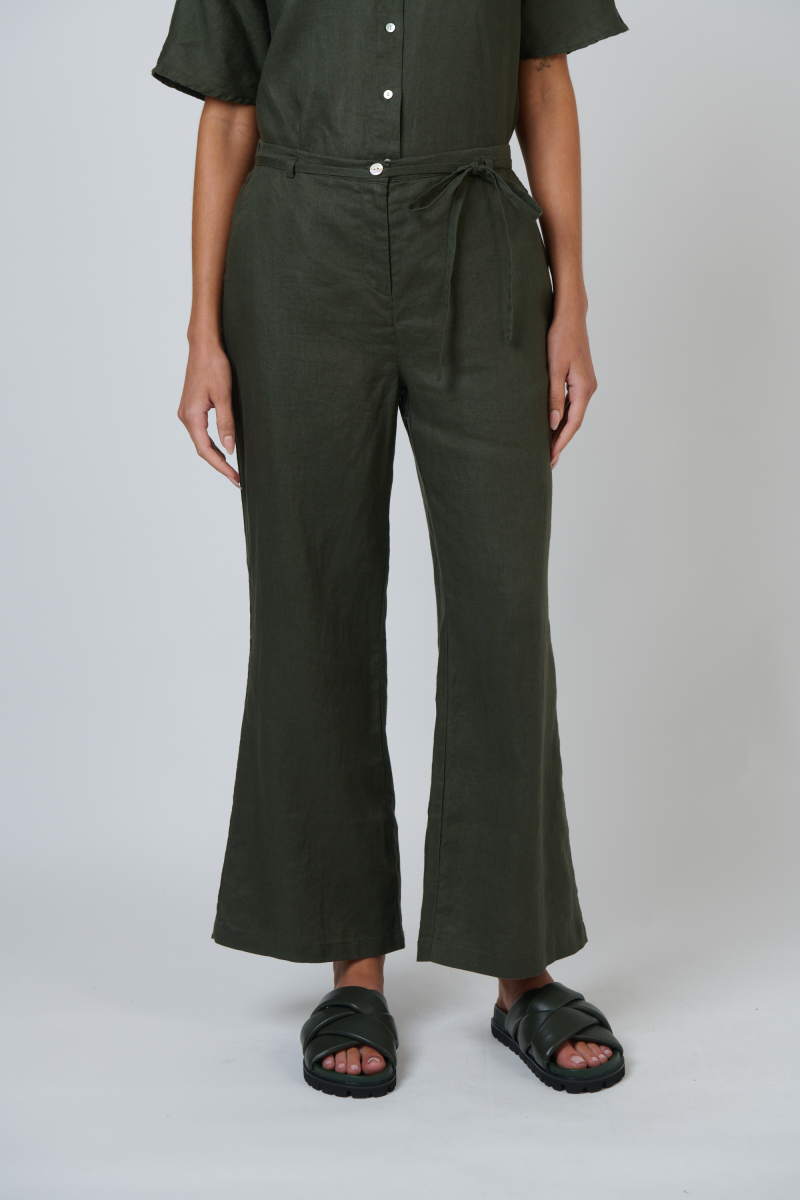 Naturals by O & J - Linen Pant with Tie | GA700