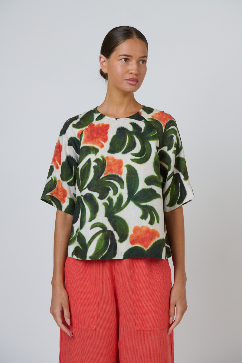 Naturals by O & J - Linen Top | GA721