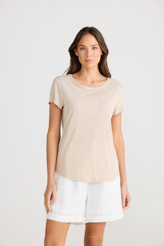 Shanty - Monza Tee Natural | SH24246-1