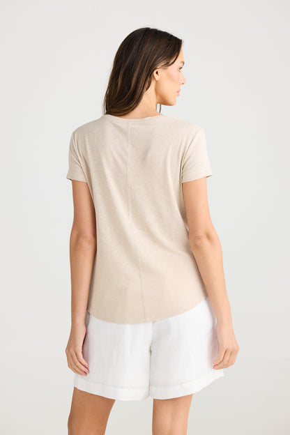 Shanty - Monza Tee Natural | SH24246-1