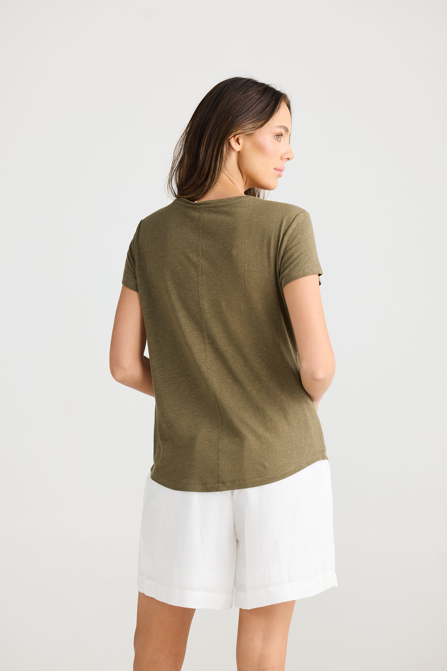 Shanty - Monza Tee Olive | SH24246-1