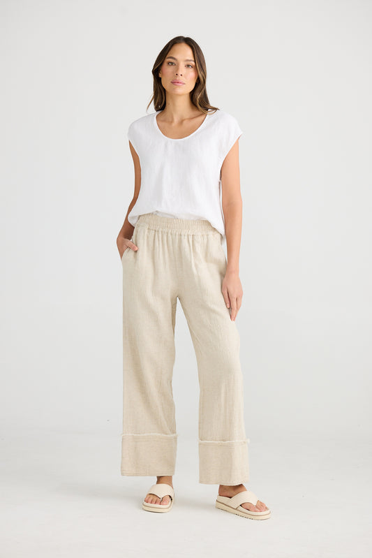 Shanty - Sienna Pant Natural Jaquard | SH24258-1