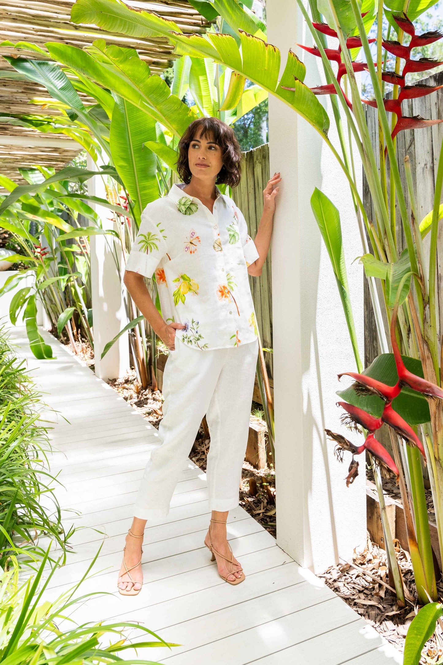 See Saw - 100% Linen SS Shirt SS432