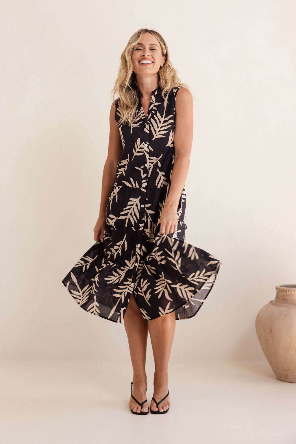 See Saw - 100% Cotton SL Tiered Dress SS530
