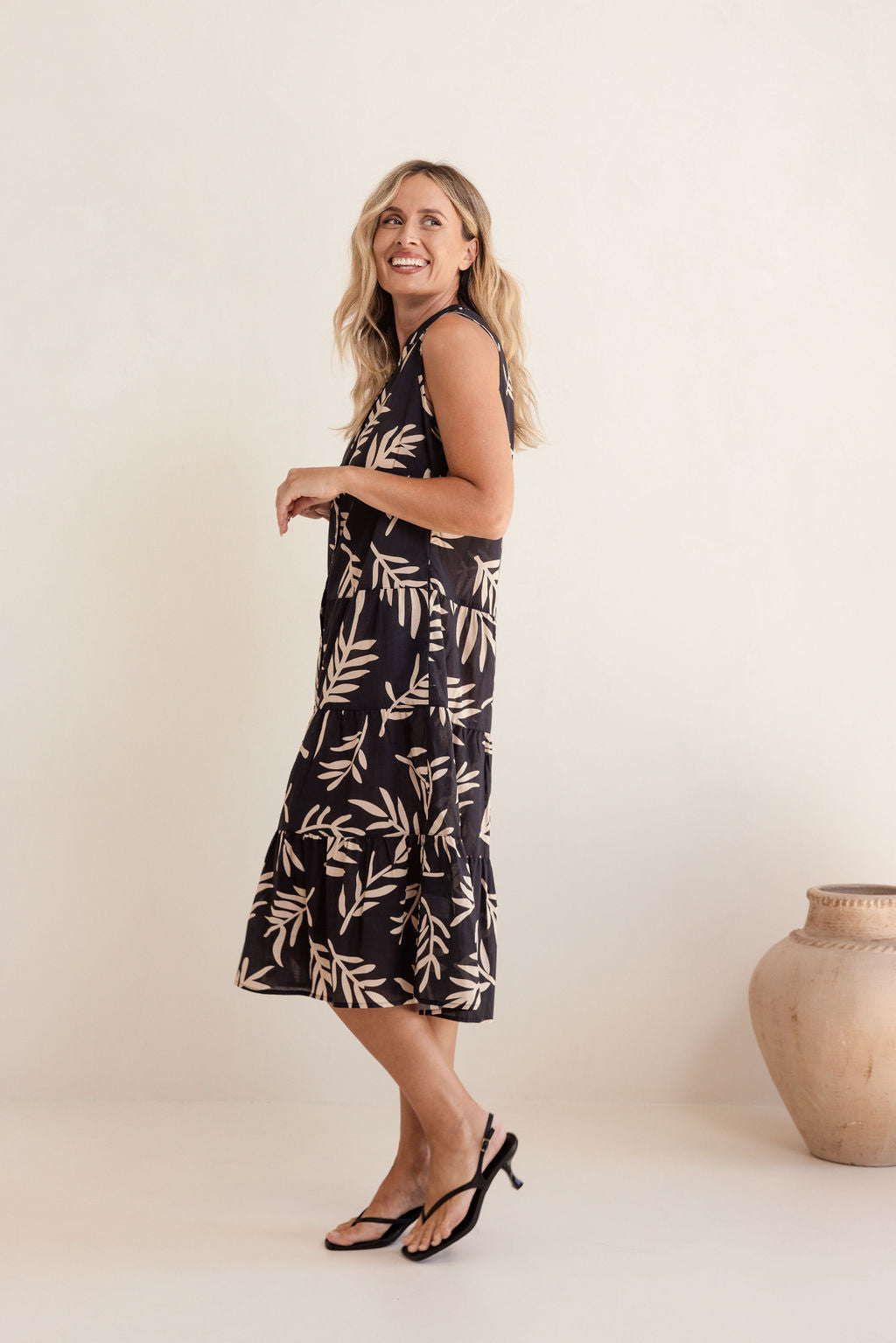 See Saw - 100% Cotton SL Tiered Dress SS530