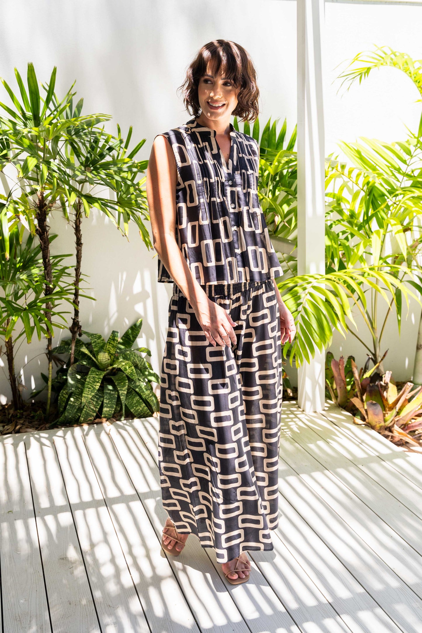 See Saw - 100% Cotton Wide Leg Pant SS538