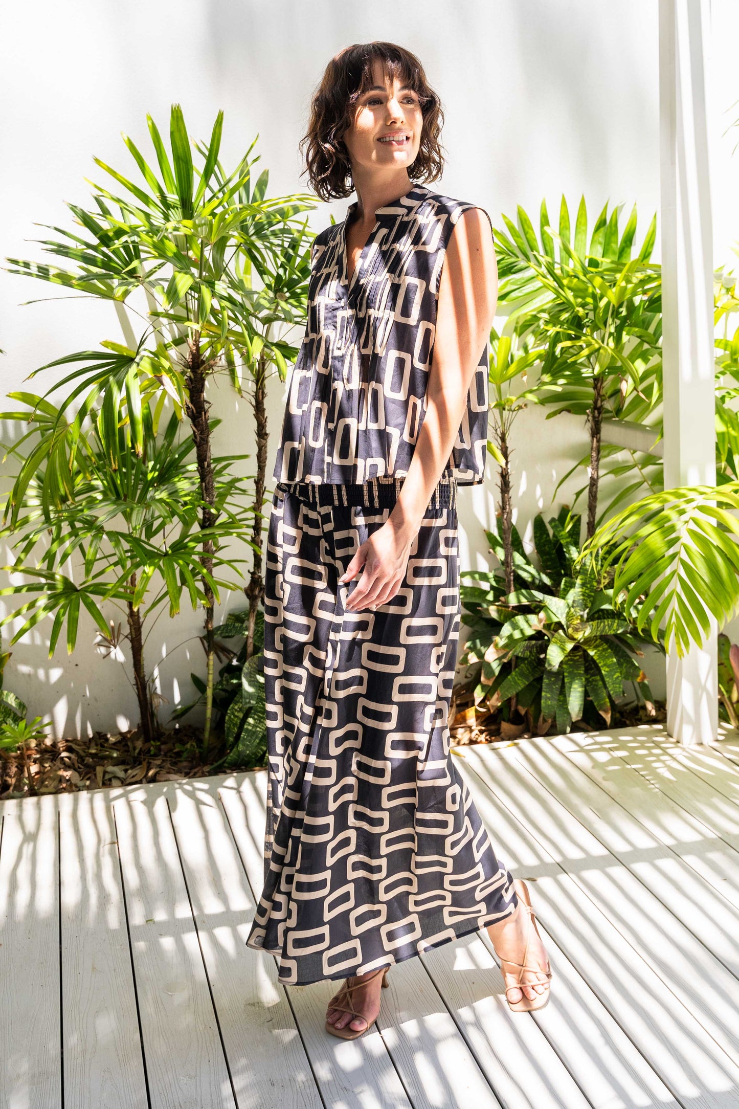 See Saw - 100% Cotton Wide Leg Pant SS538