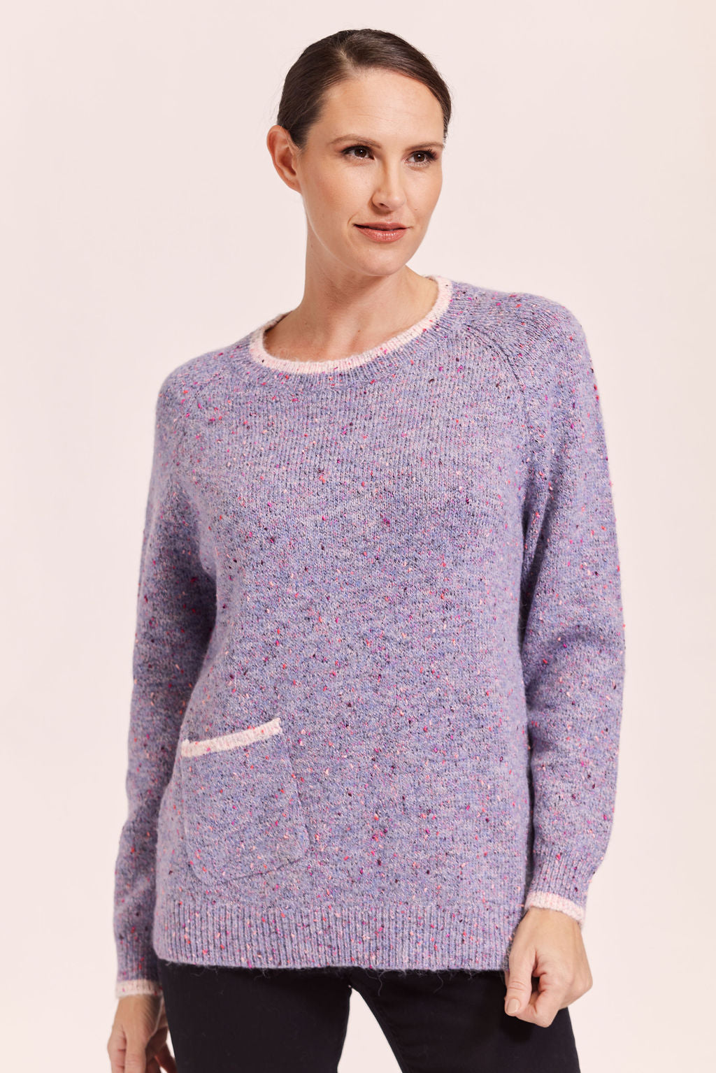 See Saw - Poly Blend Sweater Denim | SW1089D