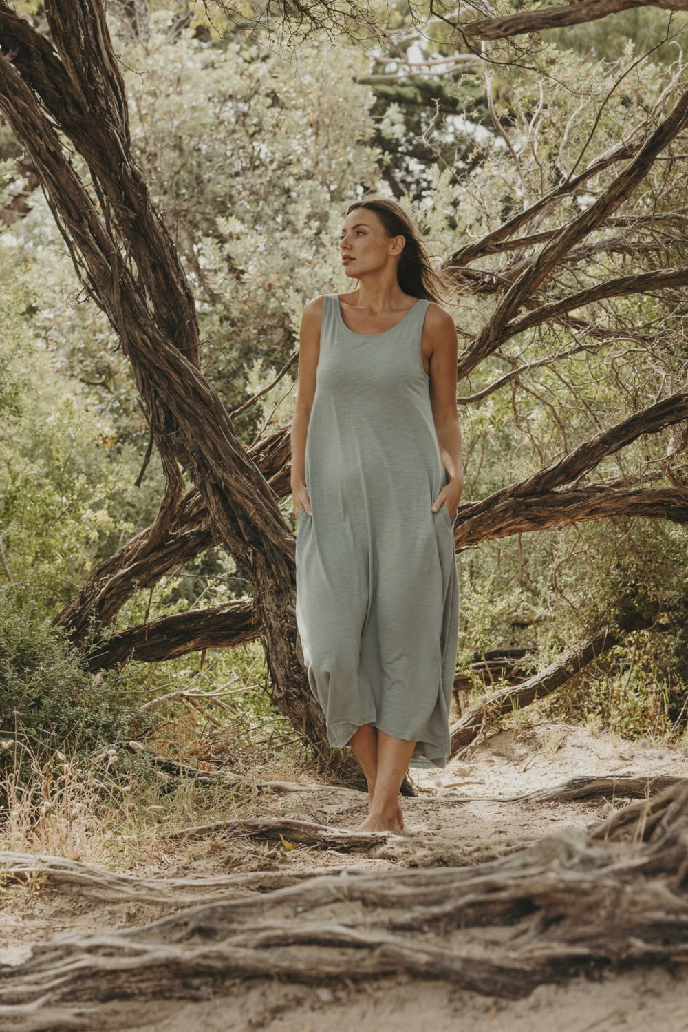 Talamaya - Shoreline Fine Slub Breeze Dress