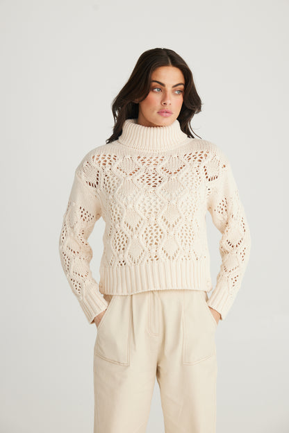 Talisman - Rosie Knit Vanilla | TA24048-1