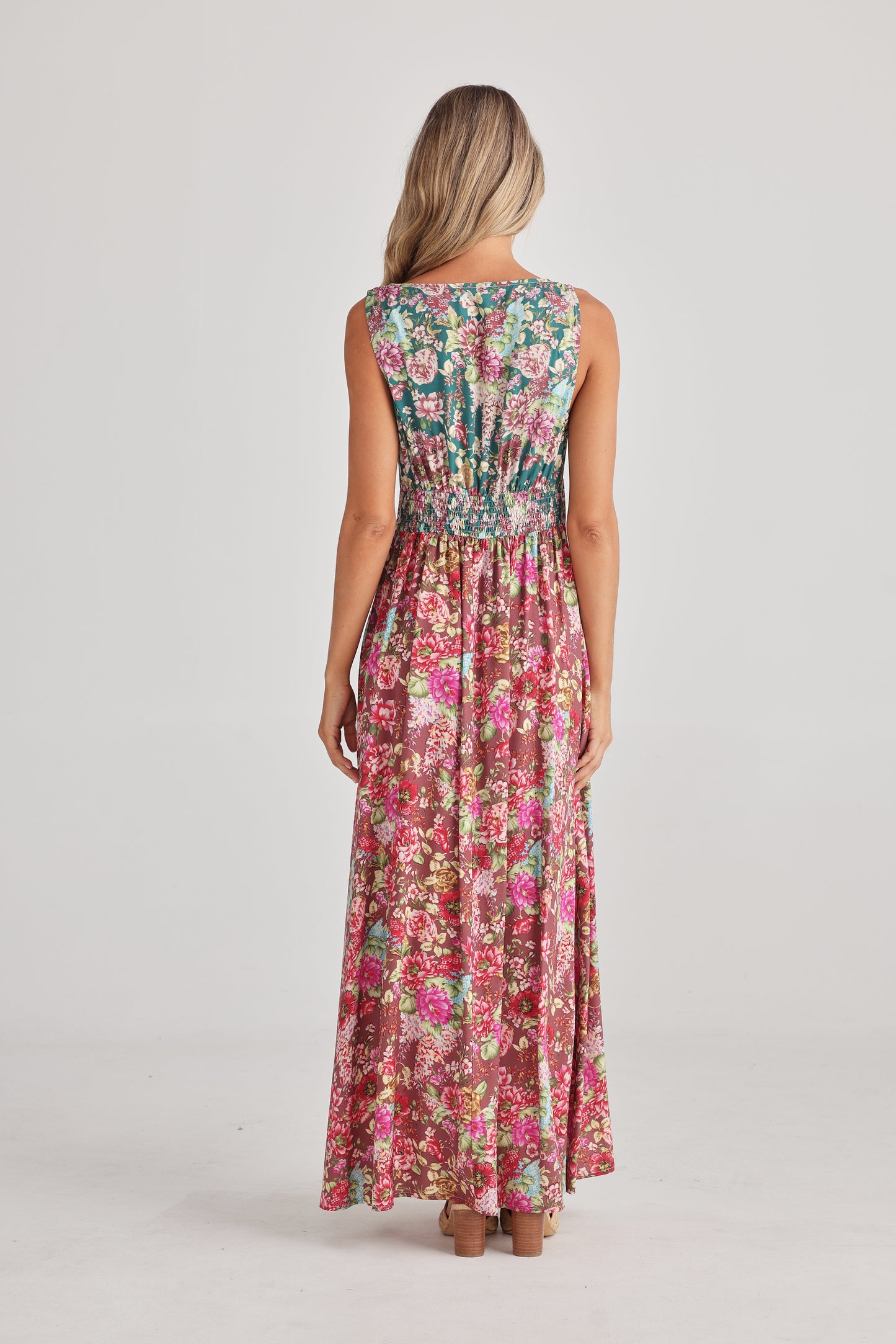 Talisman - Ellie Sleeveless Dress Rose Garden | TA24299-1