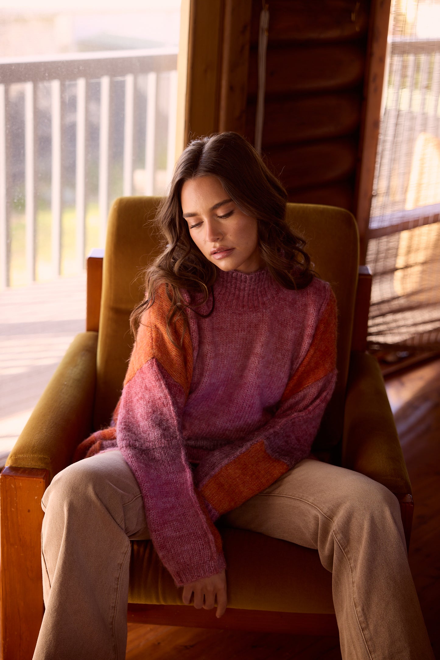 Talisman - Eclipse Knit | Pink/Orange TA25042-1