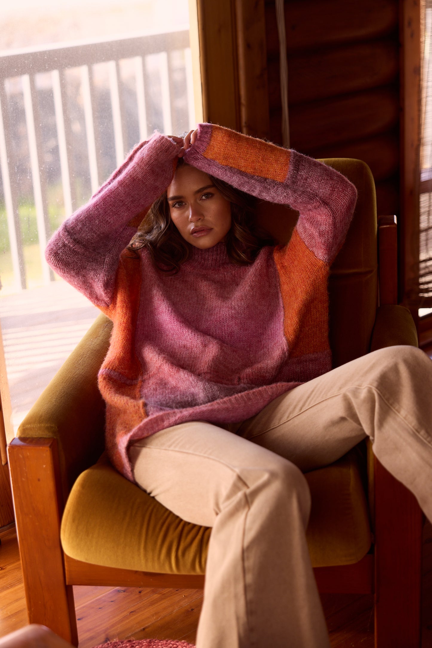 Talisman - Eclipse Knit | Pink/Orange TA25042-1
