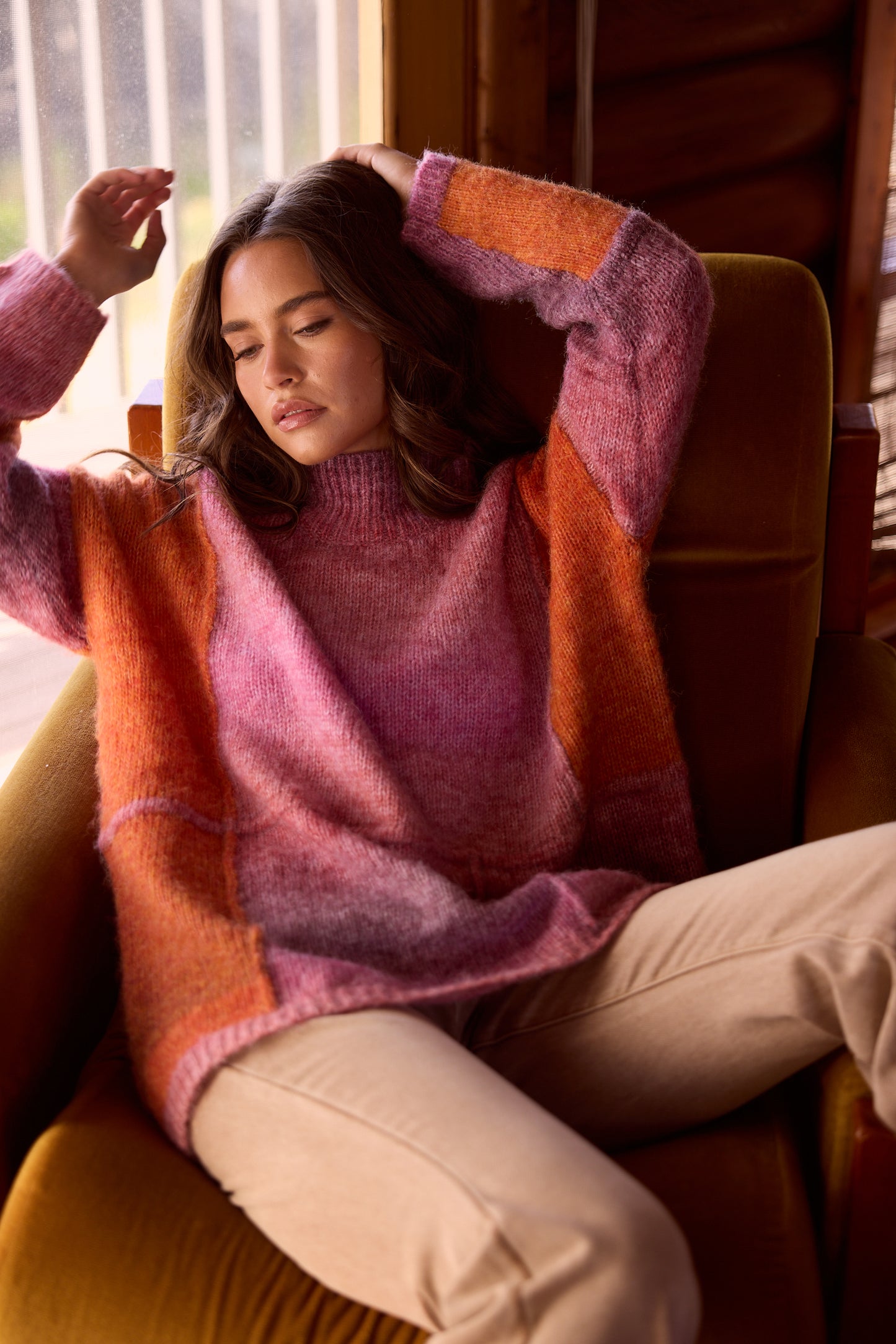 Talisman - Eclipse Knit | Pink/Orange TA25042-1