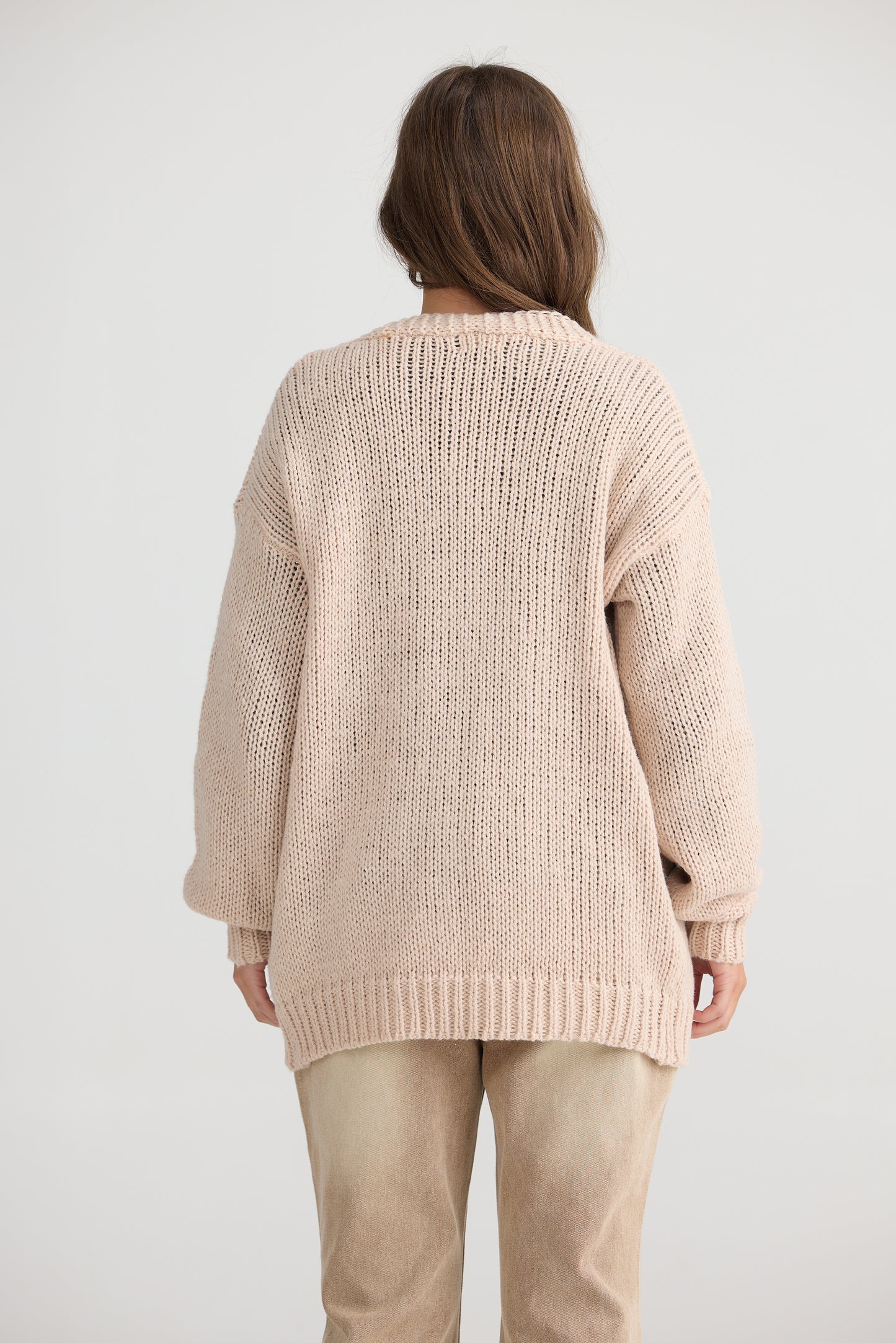 Talisman - Flower Child Cardi | Natural/Green TA25136-1