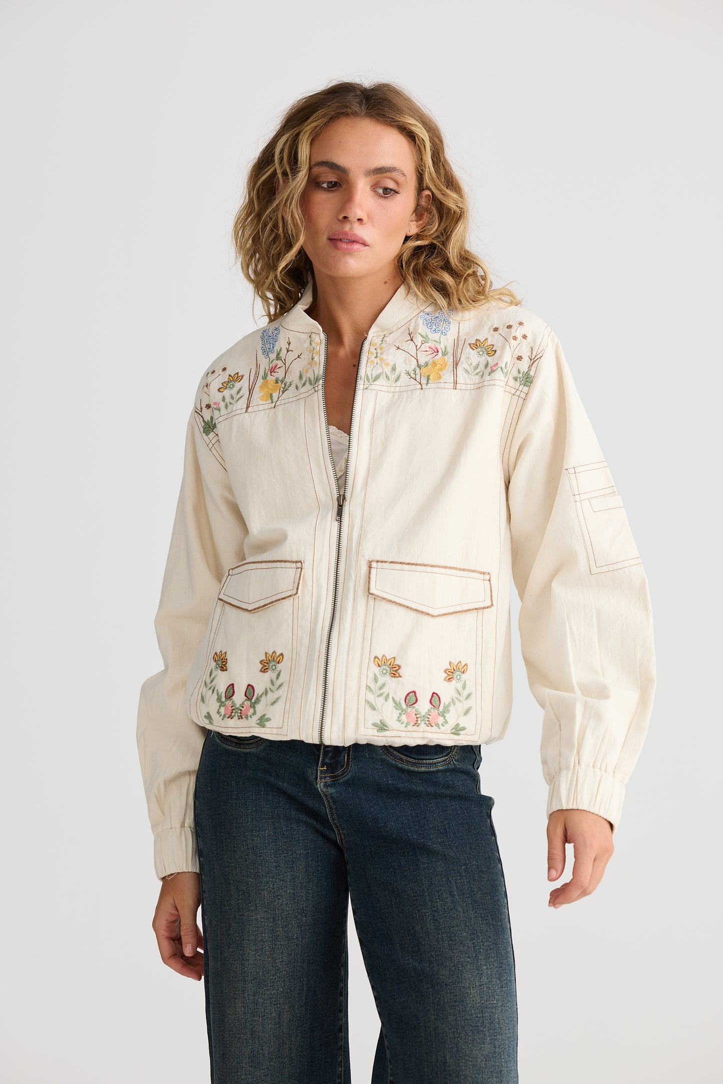 Talisman - Fleur Bomber Jacket TA25296-1