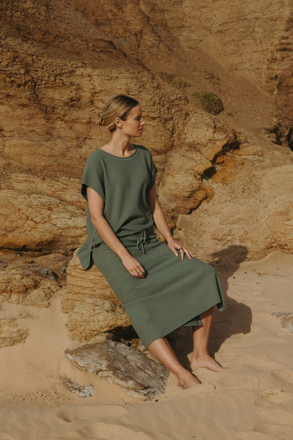 Talamaya - Retreat Cotton Twist Sleeveless Pullover | TALS805