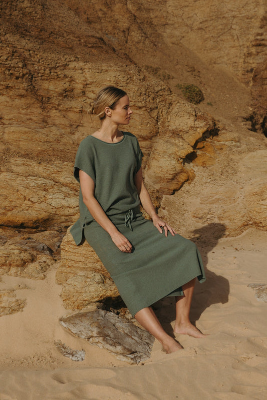 Talamaya - Retreat Cotton Twist Sleeveless Pullover | TALS805