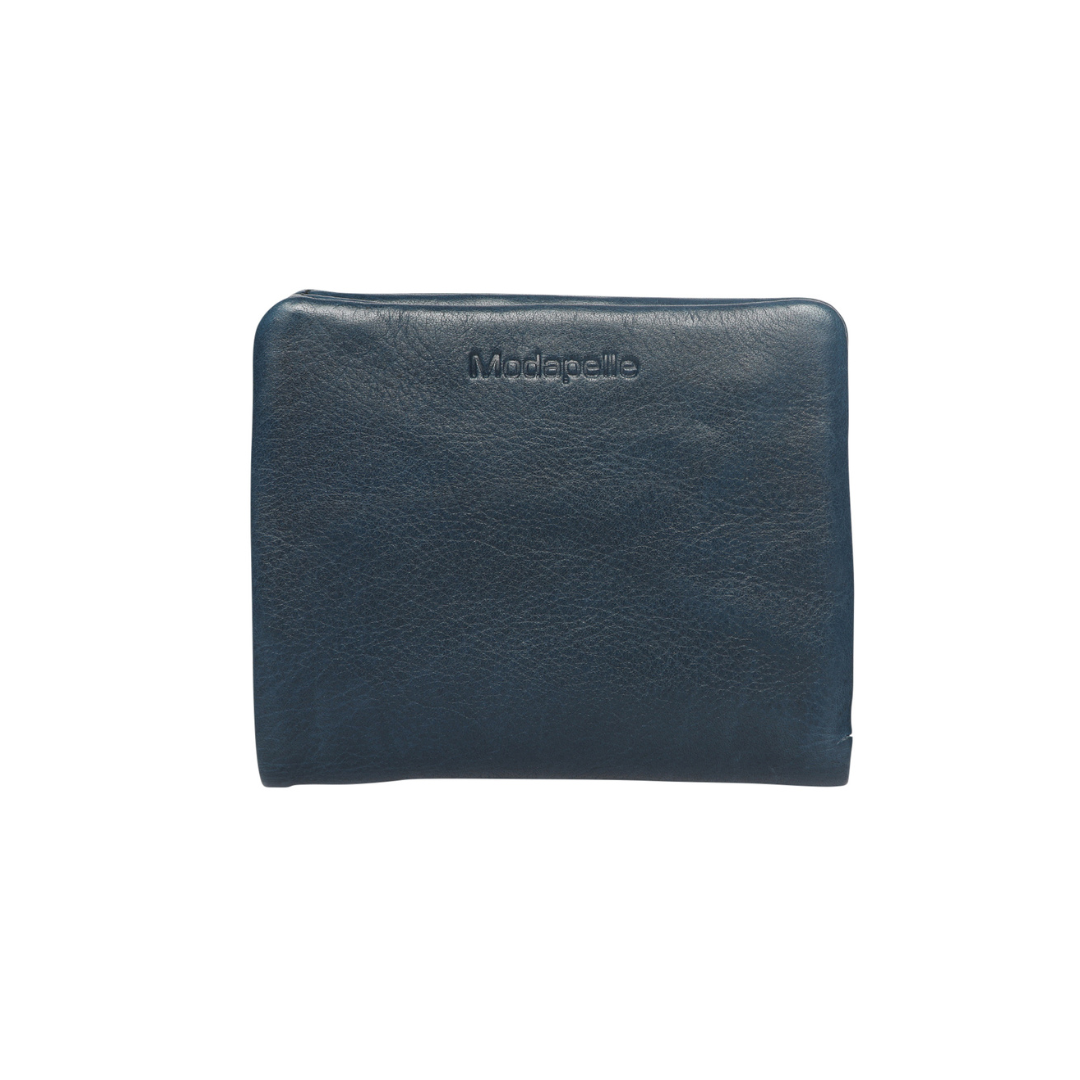 Modapelle - Soft Cow Leather Wallet Navy - 5780