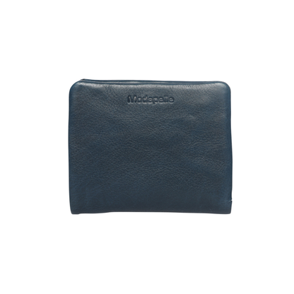 Modapelle - Soft Cow Leather Wallet Navy - 5780