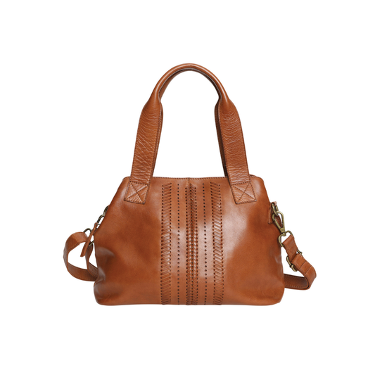 Modapelle - Vintage Leather Cross Body Bag | 7826TAN