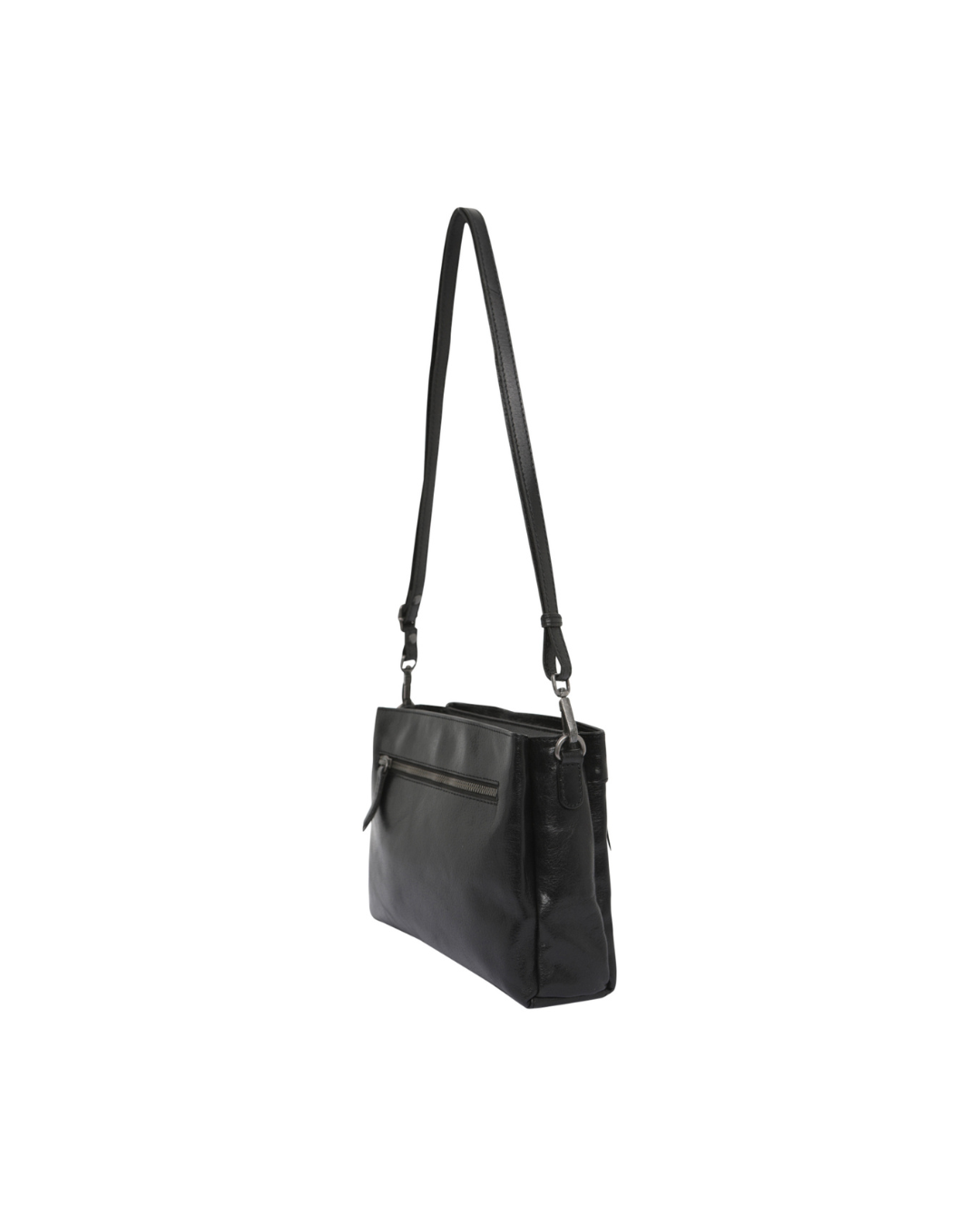 Modapelle - Leather Cross Body Bag | 6816BLACK