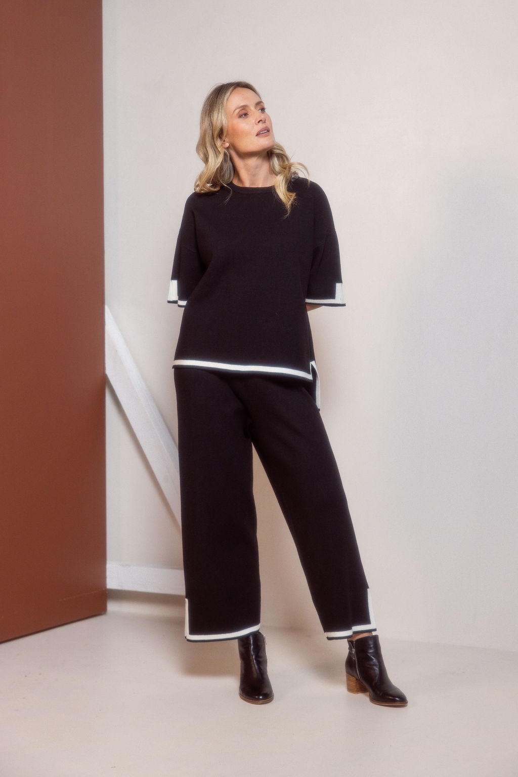 See Saw - Half Sleeve Trim Top SS697B
